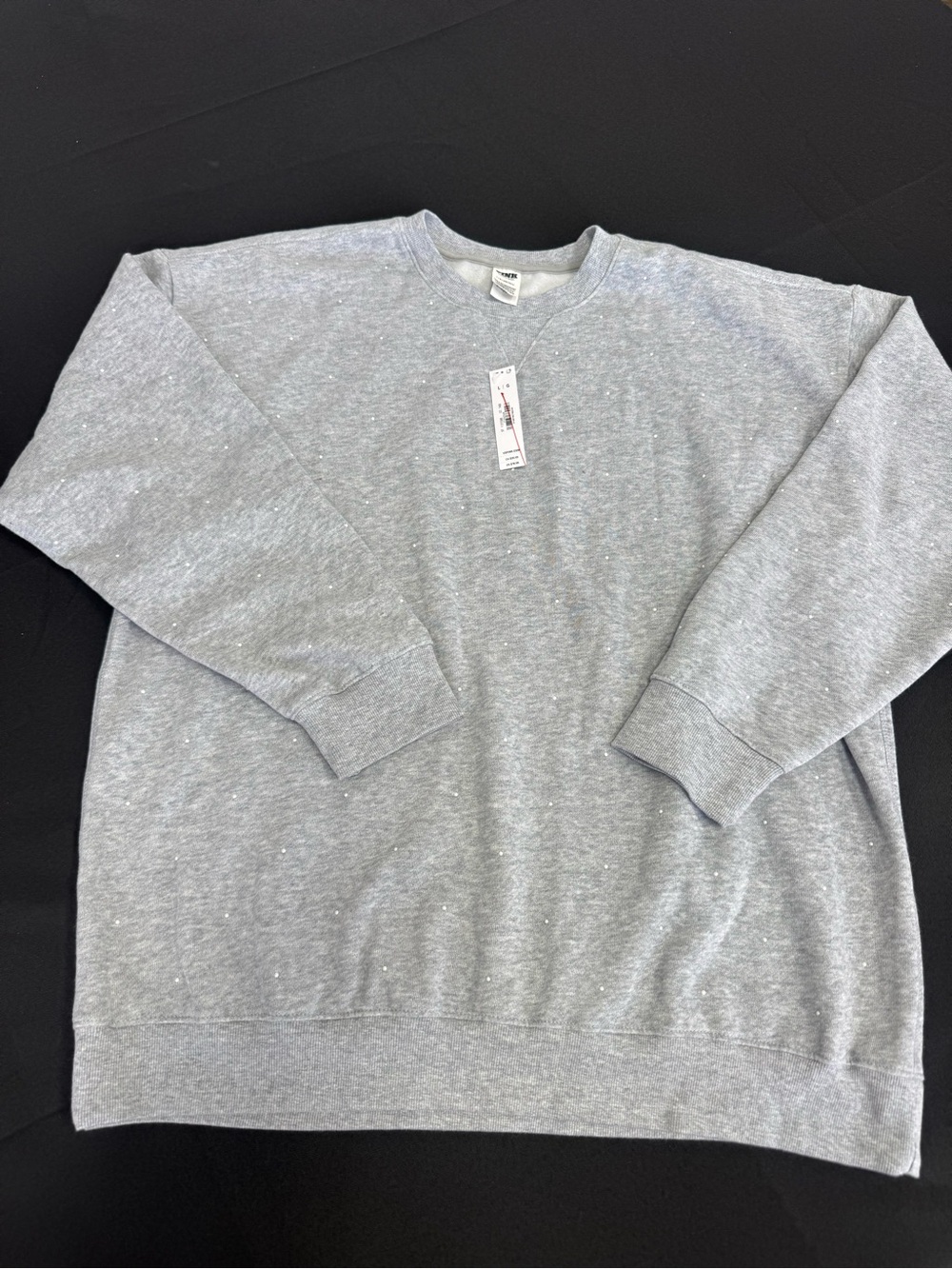 Pink by Victoria secret woman’s  - Light Heather Gray crew neck